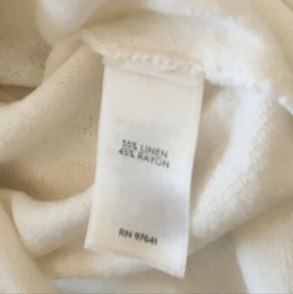 J. Jill Classic White Sleeveless Linen Blend Knit Top - Picture 5 of 7